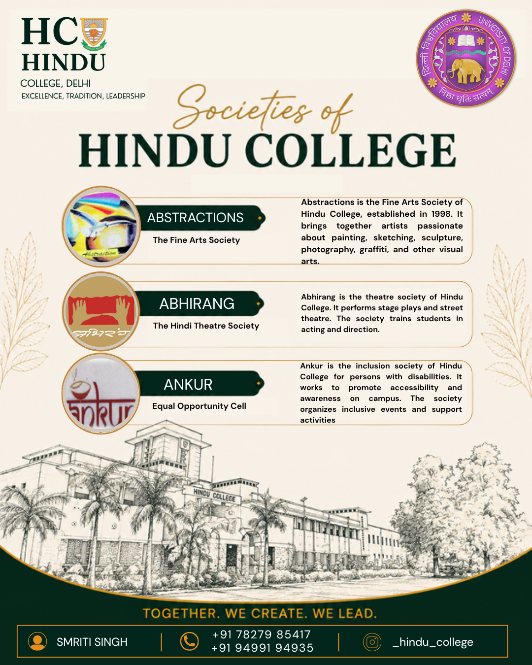 Hindu College Society Poster 3